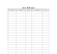 상품 배합 일지 상품 배합 일지
